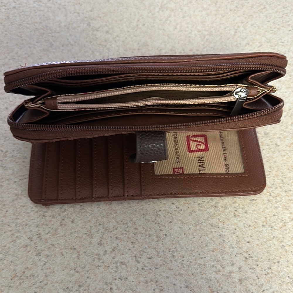 Stone Mountain Rich Brown Leather Wallet